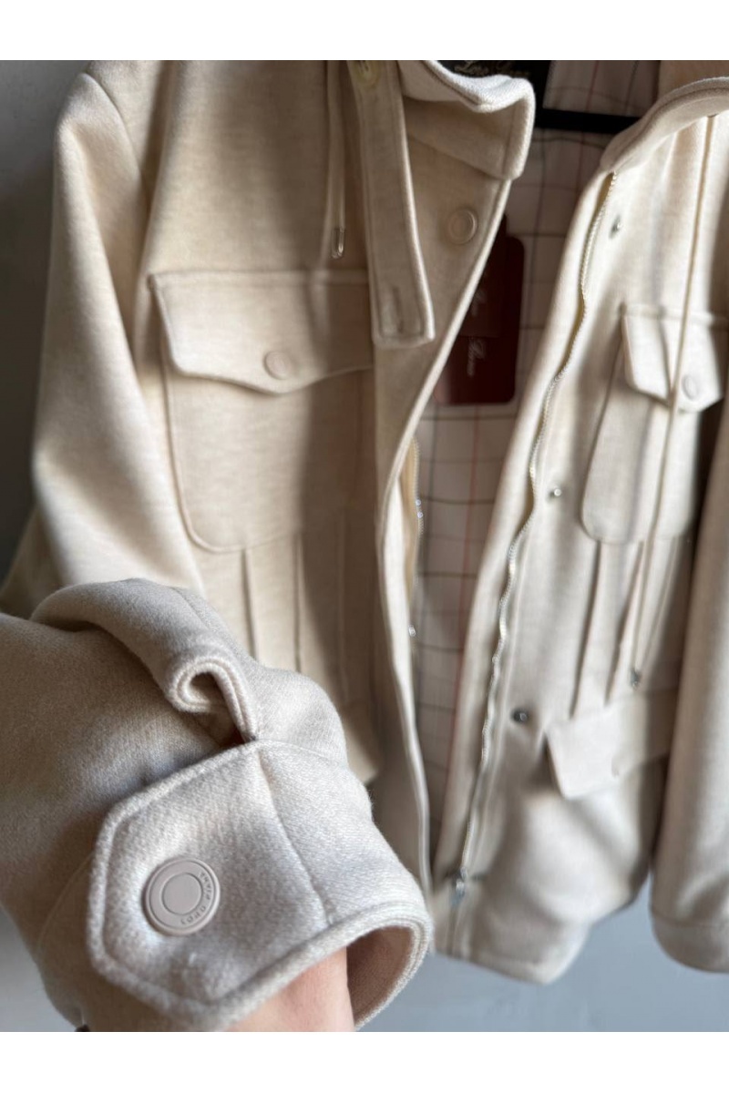 Loro Piana Женская бежевая куртка premium