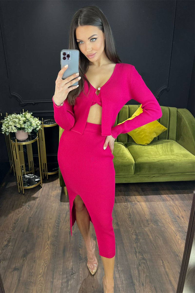 Designer Clothing Женский костюм Jacquemus розового цвета