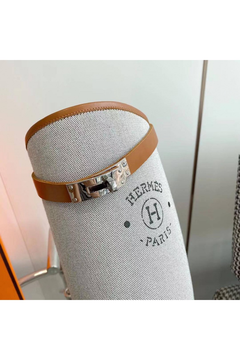 Hermes Женские кожаные сапоги Premium - Brown / White