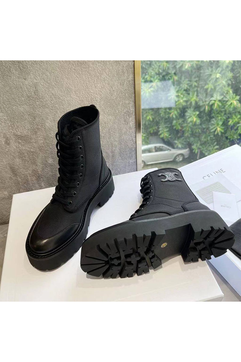 Celine Женские ботинки чёрного цвета