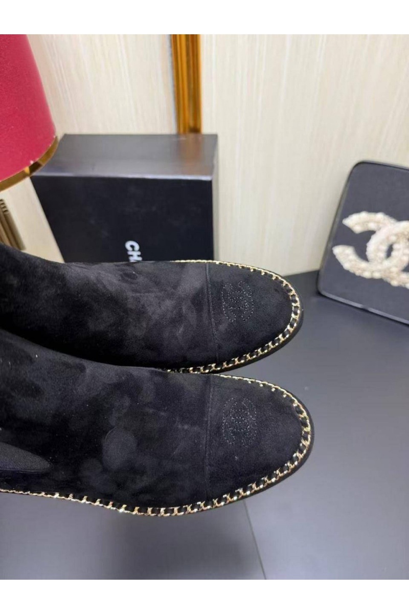 Chаnеl Женские замшевые сапоги 