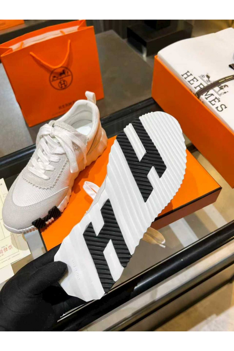 Hermes Женские комбинированные кроссовки Bouncing premium