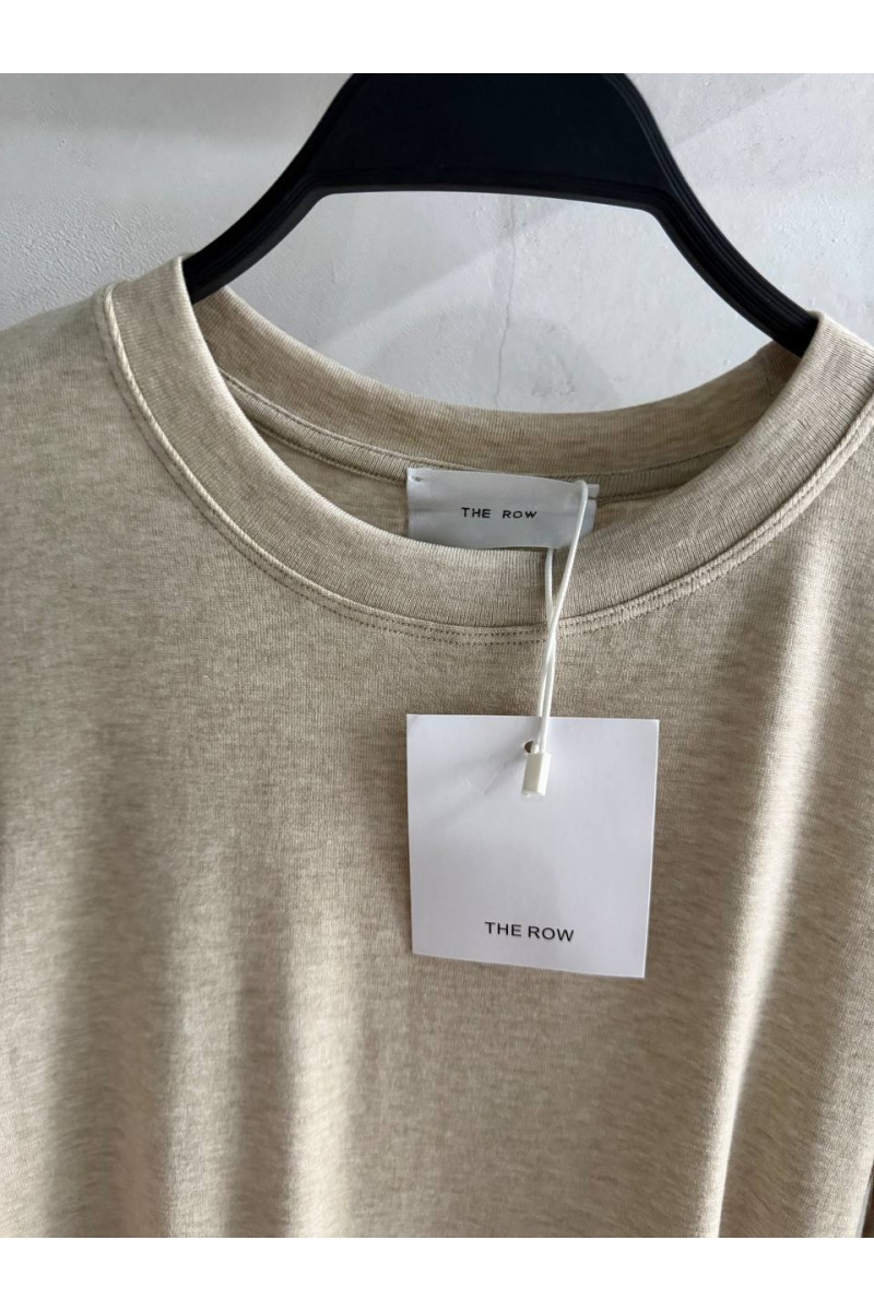 Designer Clothing Женский лонгслив бежевого цвета The Row premium