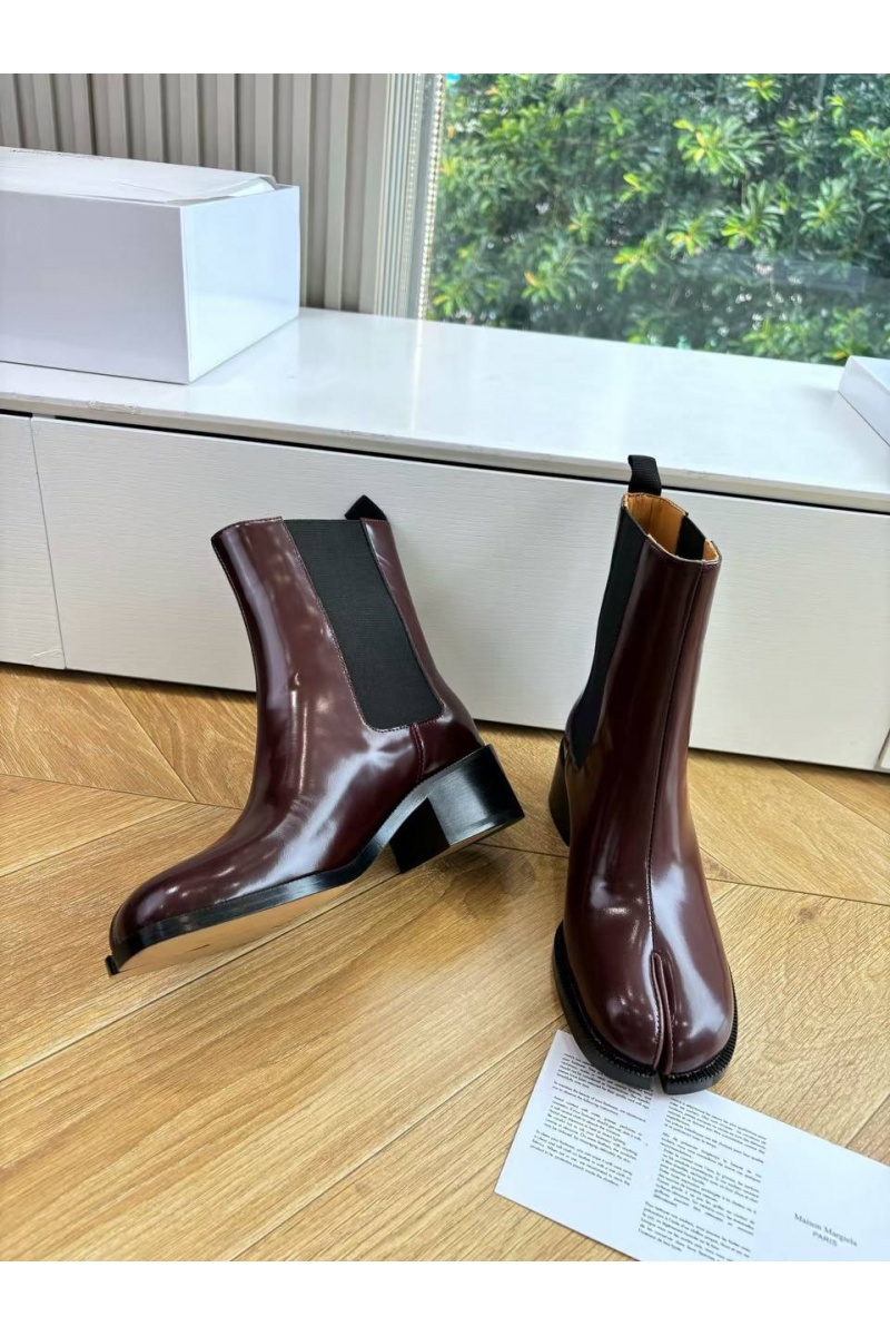 Designer Clothing Женские кожаные сапоги Maison Margiela premium