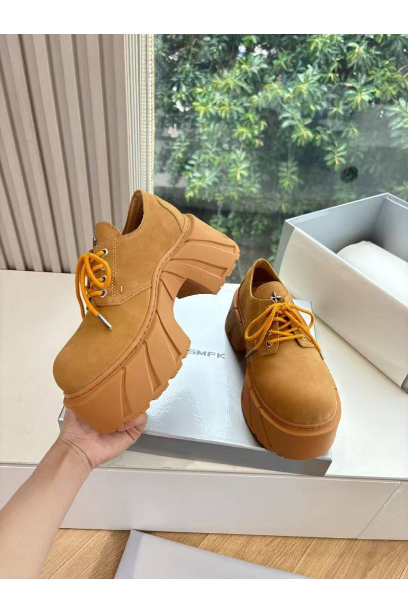 Designer Clothing Женские замшевые ботинки на платформе SMFK premium