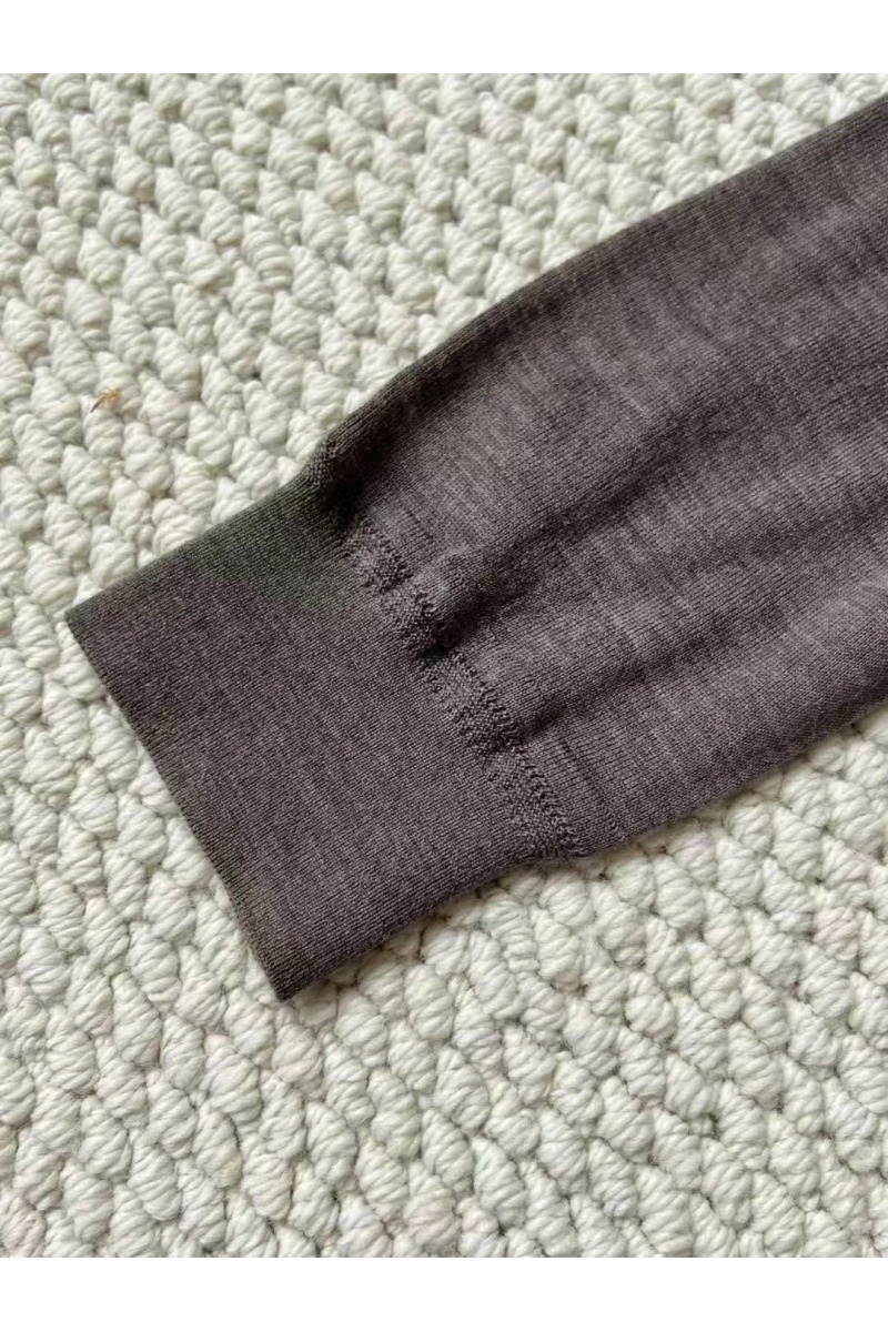 Loro Piana Поло с длинным рукавом Premium - Gray Coffee