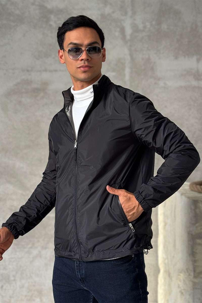 Loro Piana Двусторонняя ветровка - Grey / Black 