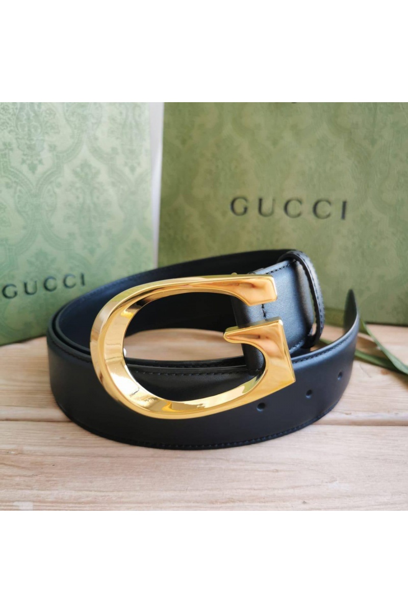 Gucci Кожаный ремень (длина 85 / 90 см) - Gold