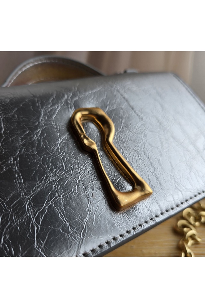 Schiaparelli Кожаная сумка клатч 19x11 см