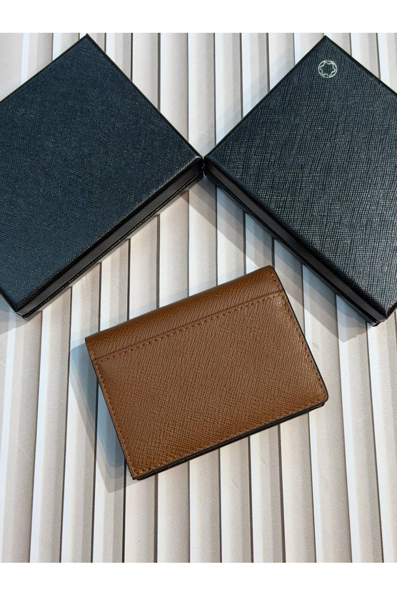 Montblanc Кожаный кошелёк Continental Sartorial premium 12x9.5x2 см