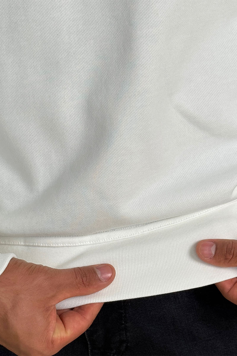 Burberry Мужской белый свитшот logo-embroidered