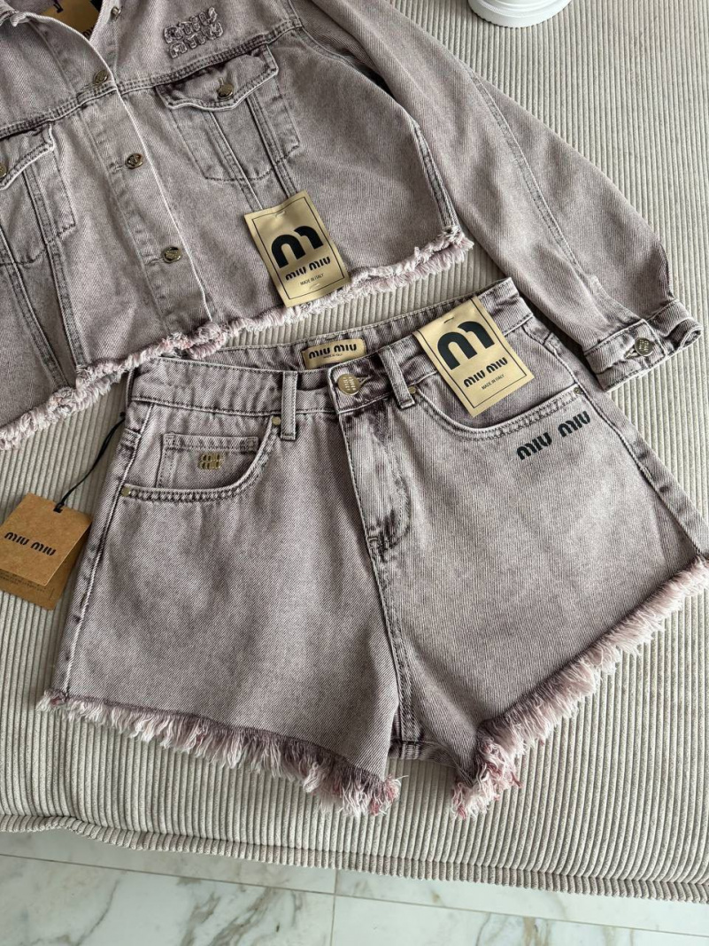 MIU MIU Женские джинсовые шорты premium