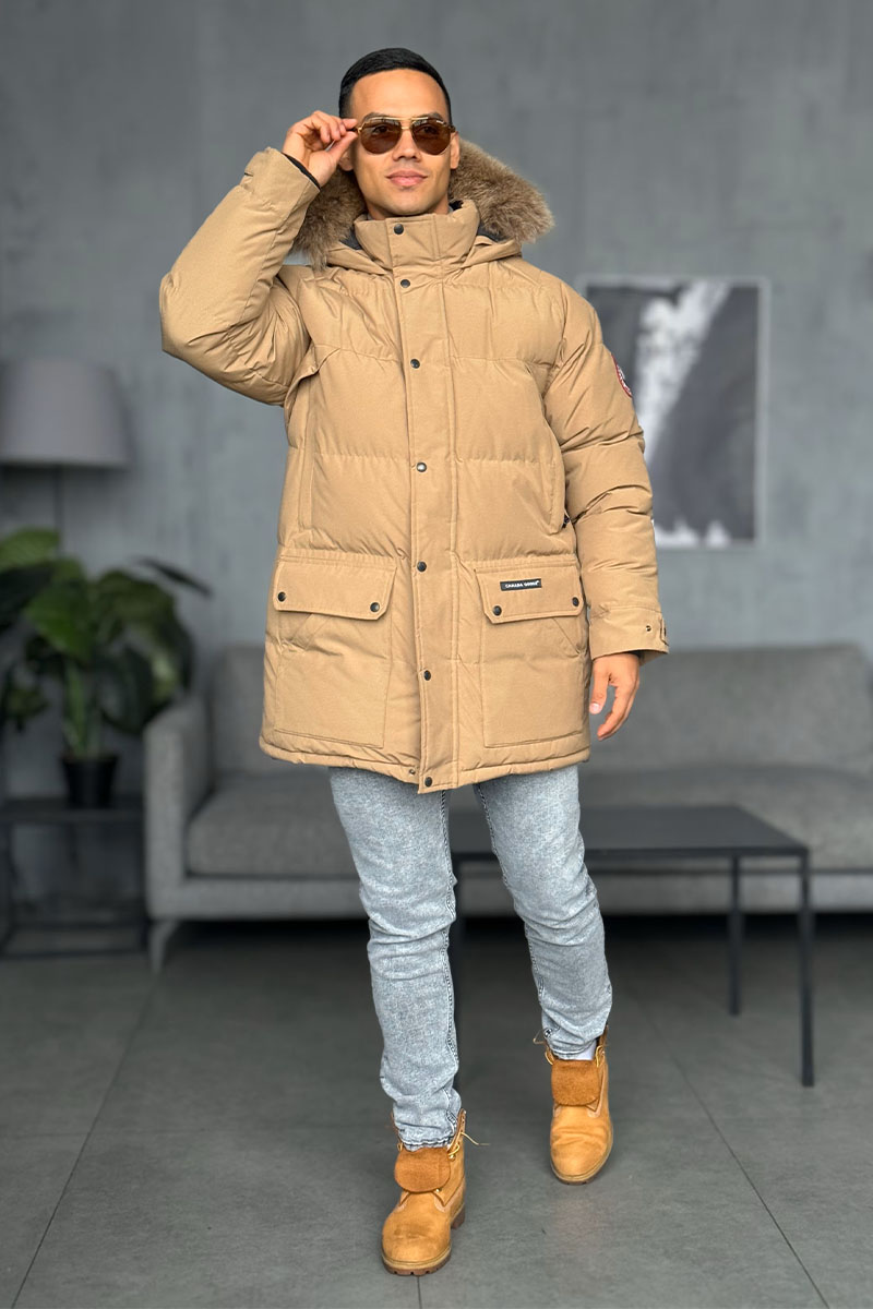 Canada Goose Парка коричневого цвета Emory