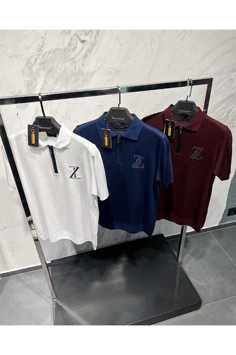 Zilli Мужское поло чёрного цвета