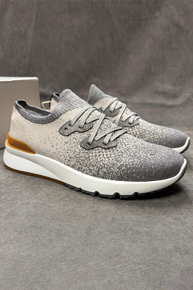 Мужские кроссовки knitted - Grey