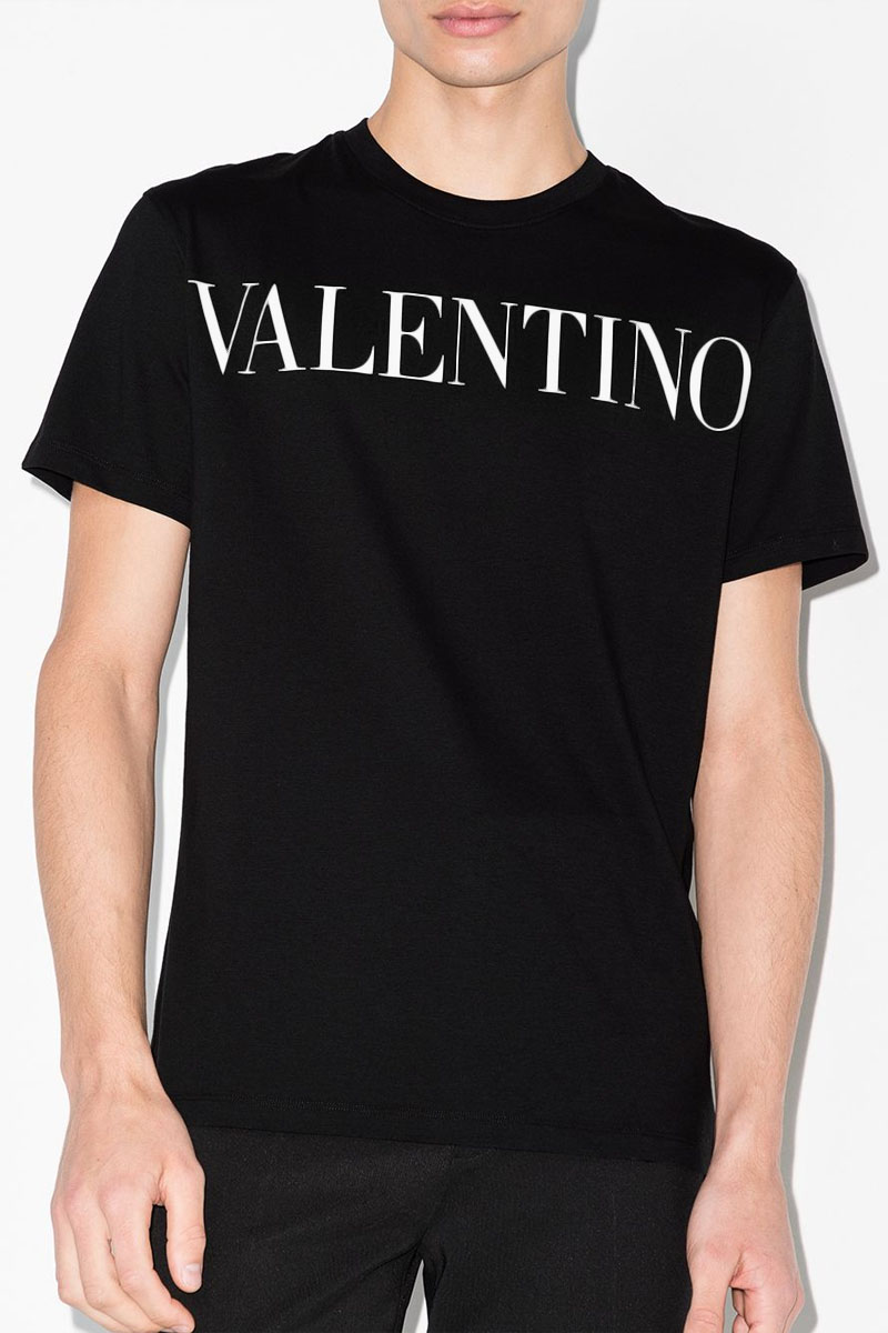 Valentino Мужская чёрная футболка