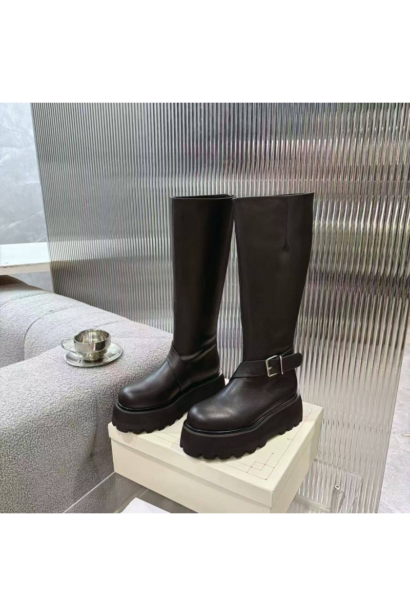 Alexander McQueen Женские кожаные сапоги 