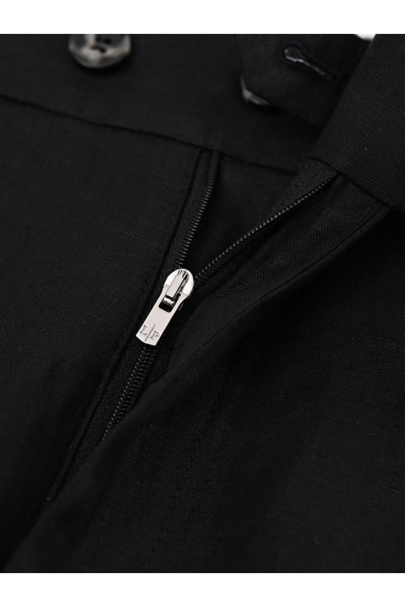 Loro Piana Мужские чёрные брюки premium