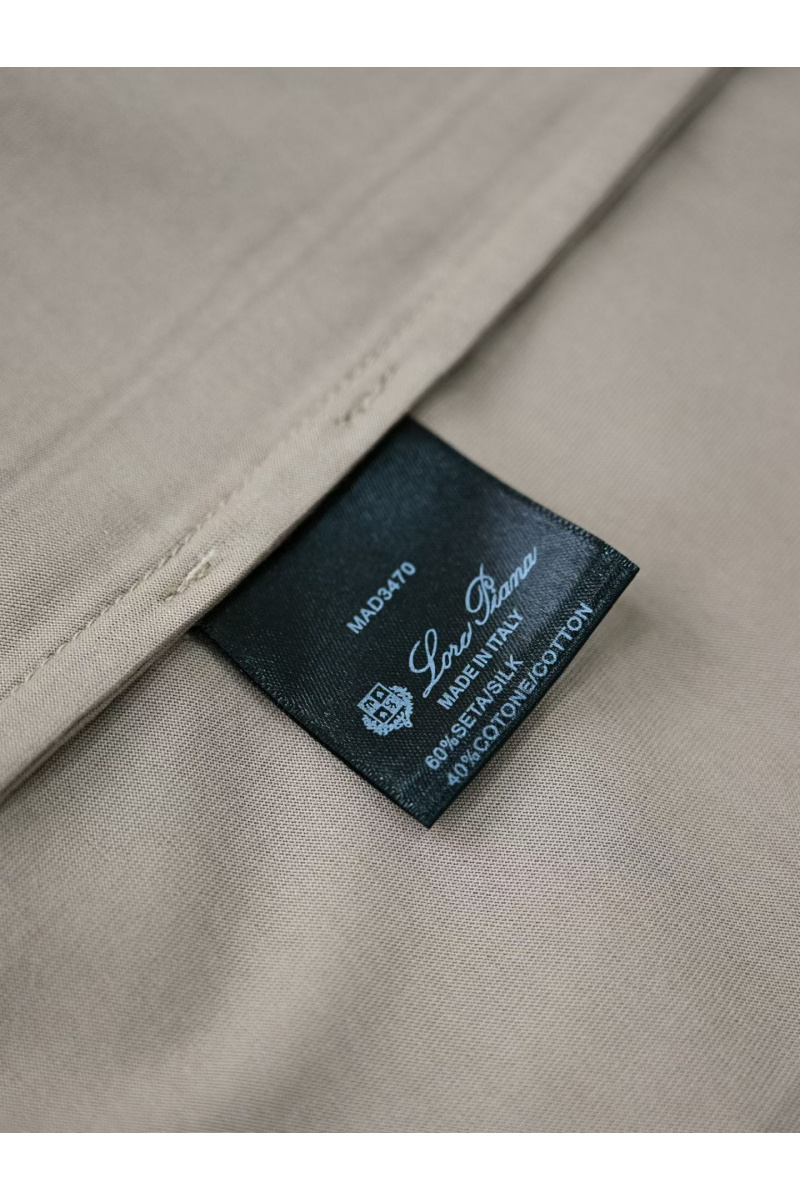 Loro Piana Мужская бежевая футболка  premium