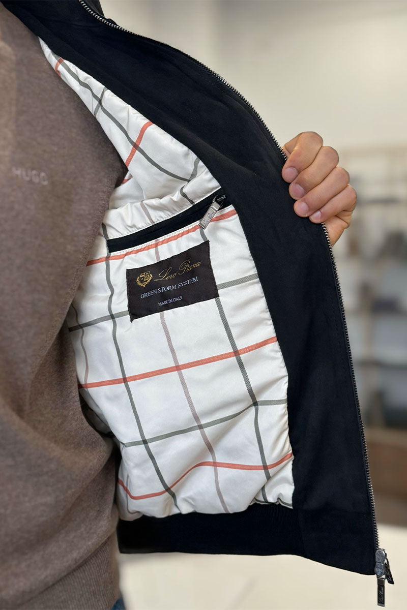 Loro Piana Мужская замшевая куртка 