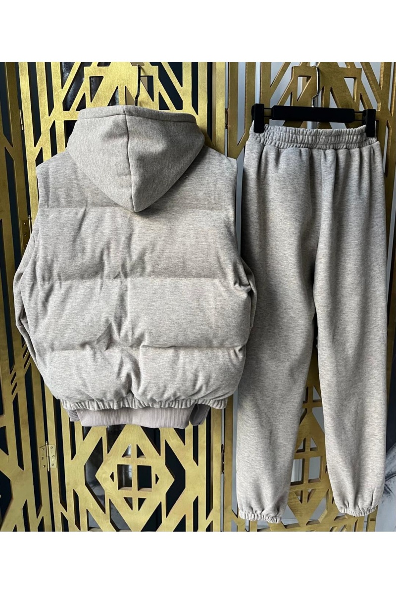 Designer Женский серый костюм тройка 