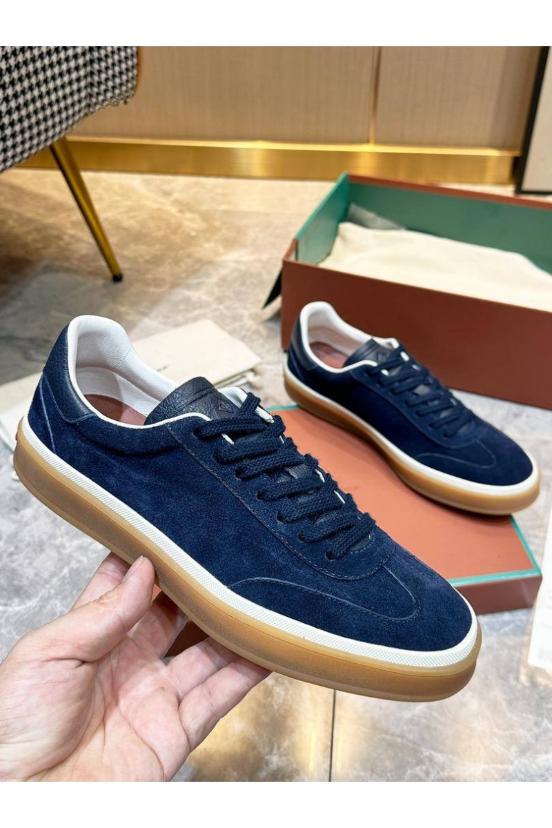 Loro Piana Мужские замшевые кроссовки Tennis Walk