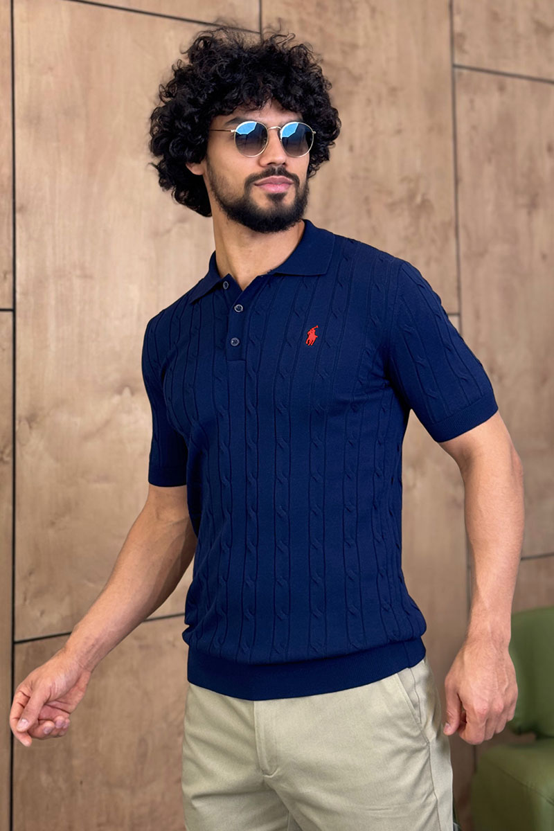 Polo Ralph Lauren Мужское тёмно-синее поло