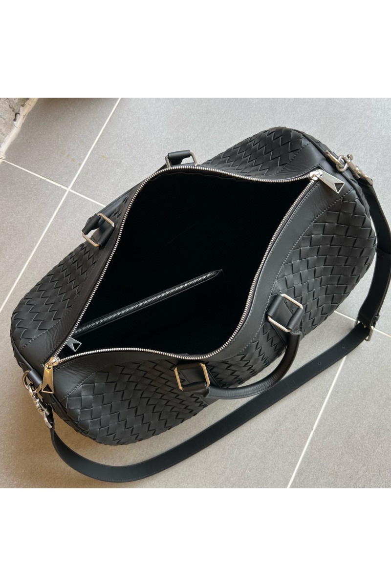 Bottega Veneta Дорожная кожаная сумка premium 50x27x24 см