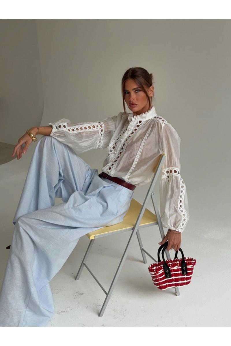 Zimmermann Женская блузка белого цвета Zimmermann