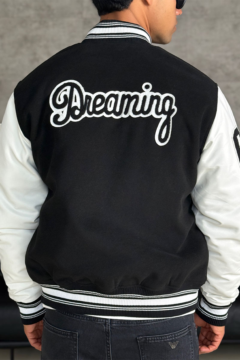 Lоuis Vuittоn Мужской чёрный бомбер Baseball multi-patch