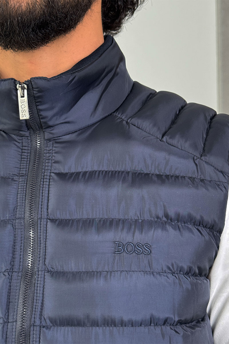 Hugо Воss Мужской синий жилет 