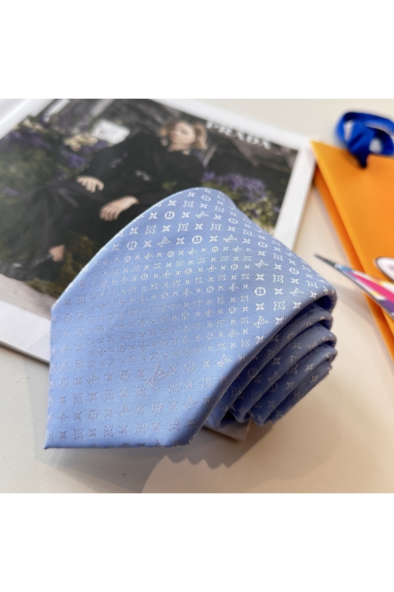 Lоuis Vuittоn Галстук Monogram premium - Blue