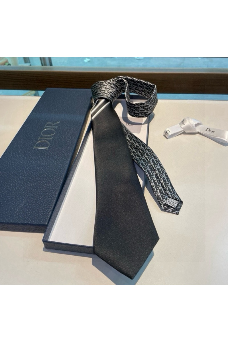 Dior Галстук Oblique premium - Black
