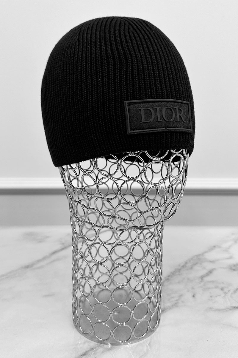 Dior Мужская шапка чёрного цвета
