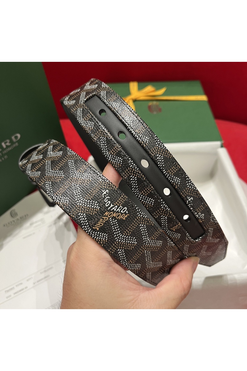 Designer Clothing Кожаный ремень Goyard Florida Goyardine premium