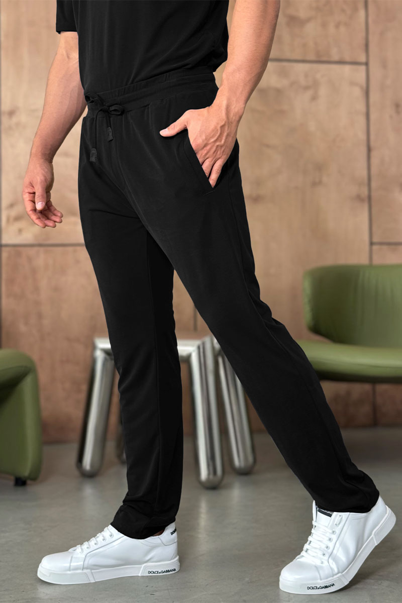 Brioni Мужские штаны чёрного цвета 