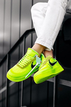 Кроссовки Off-White x AF1 "Volt"