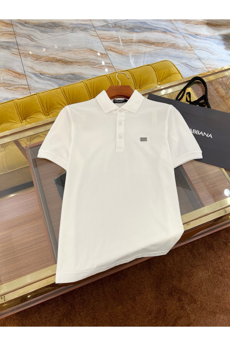 Dоlсе & Gаbbаnа Мужское поло Premium - White