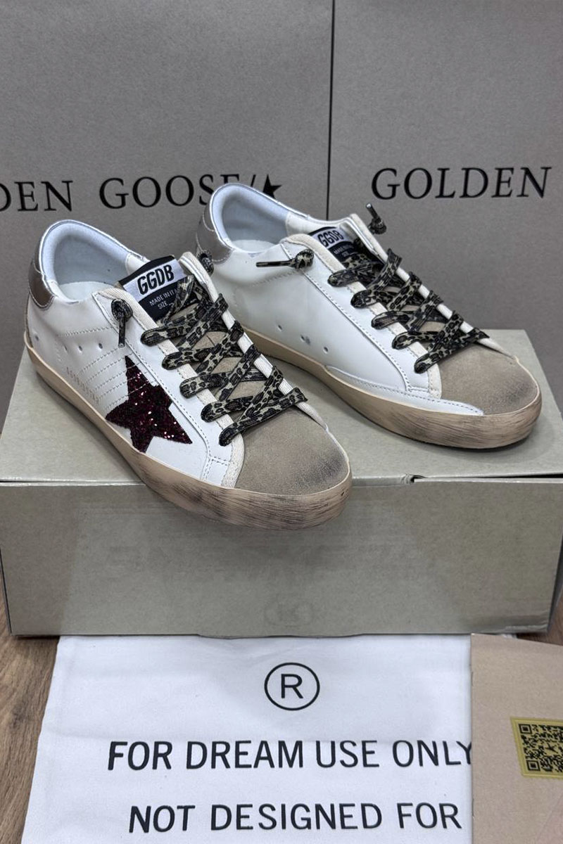 Designer Clothing Женские кожаные кроссовки Golden Goose Ball Star premium