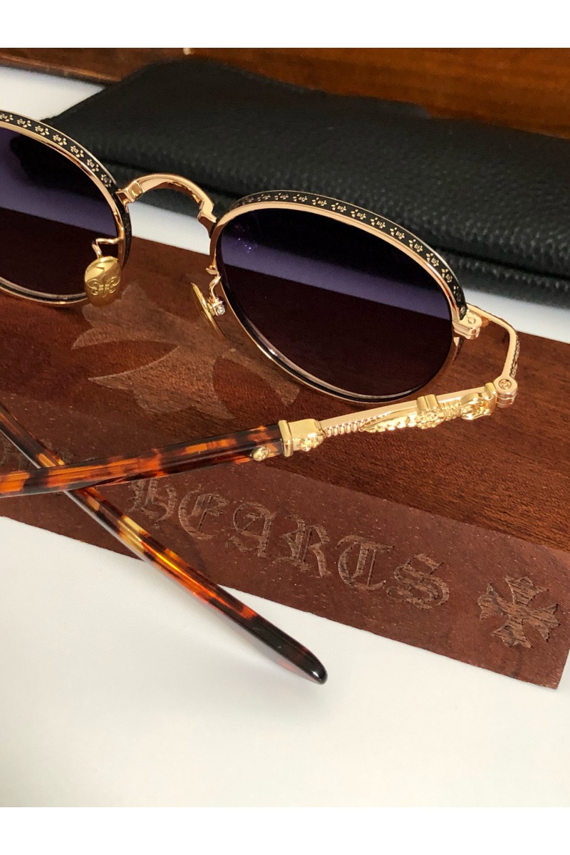 Chrome Hearts Солнцезащитные очки Metal Oval