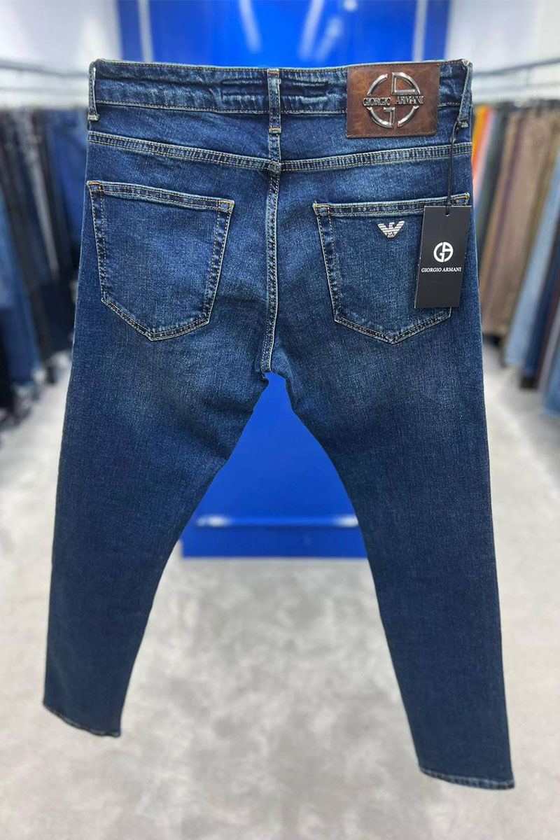 Emporio Armani EA7 Мужские джинсы синего цвета