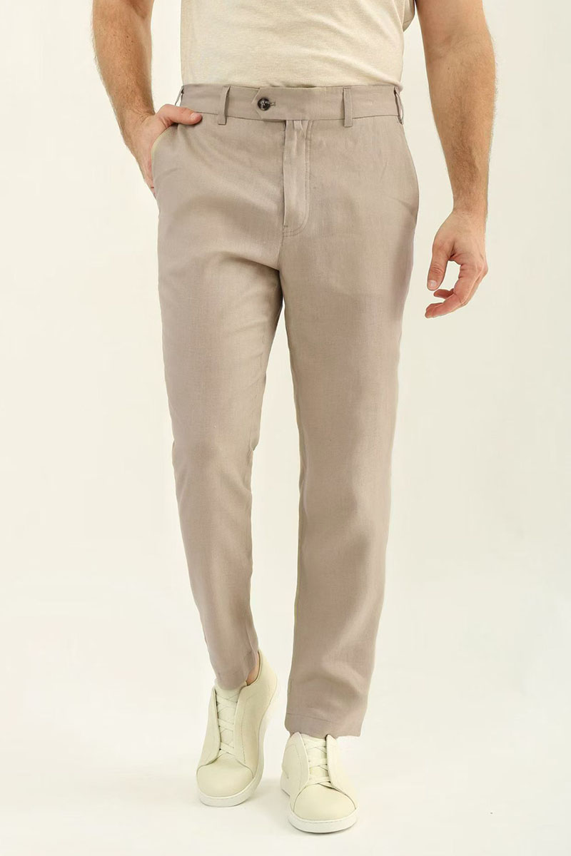 Loro Piana Мужские бежевые брюки premium