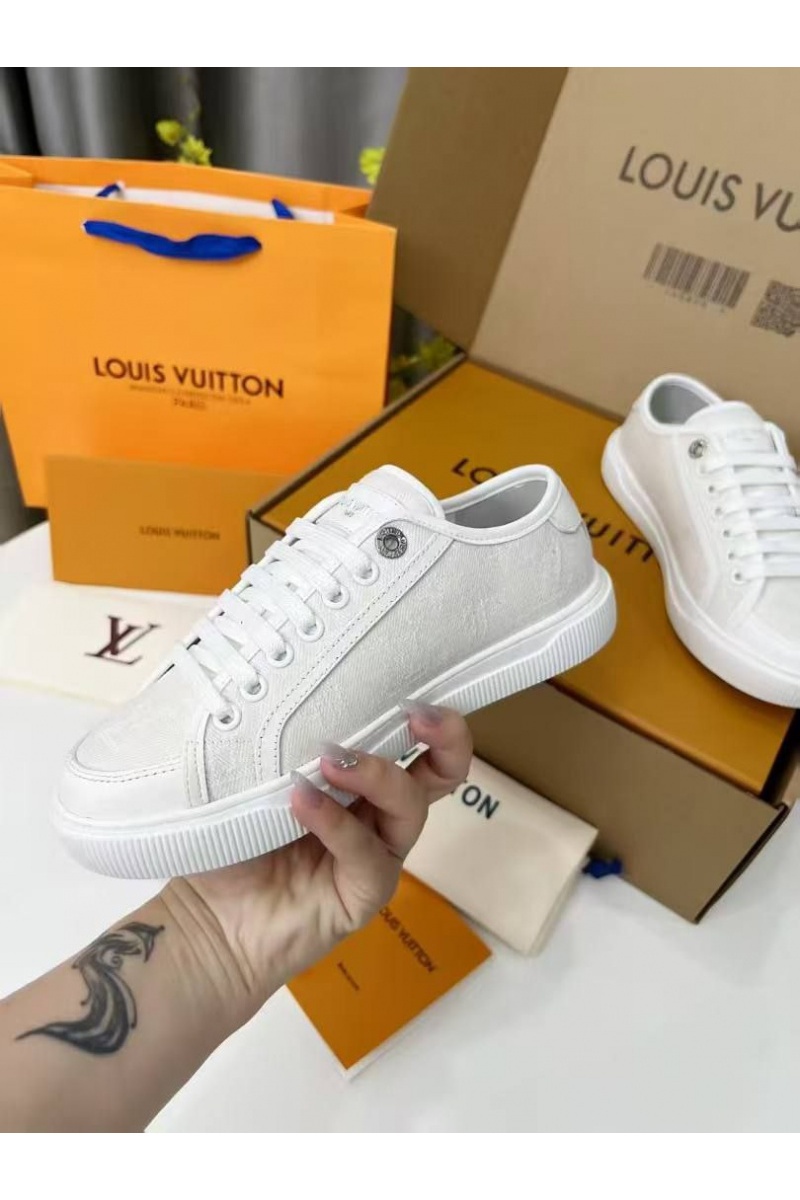 Lоuis Vuittоn Женские комбинированные кеды Premium - White