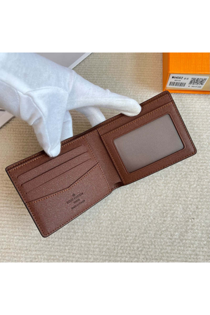 Lоuis Vuittоn Кожаный кошелёк Marco Premium 11x8.5x1 см