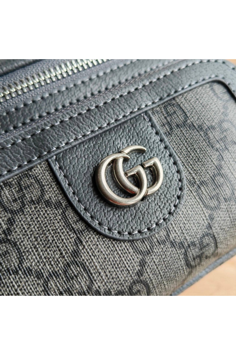 Gucci Сумка на пояс Interlocking G 23x12x2.5 см - Black