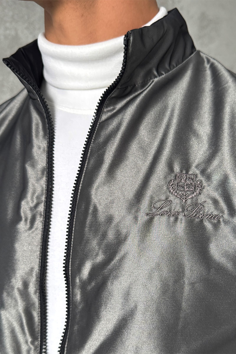 Loro Piana Двусторонняя ветровка - Grey / Black 