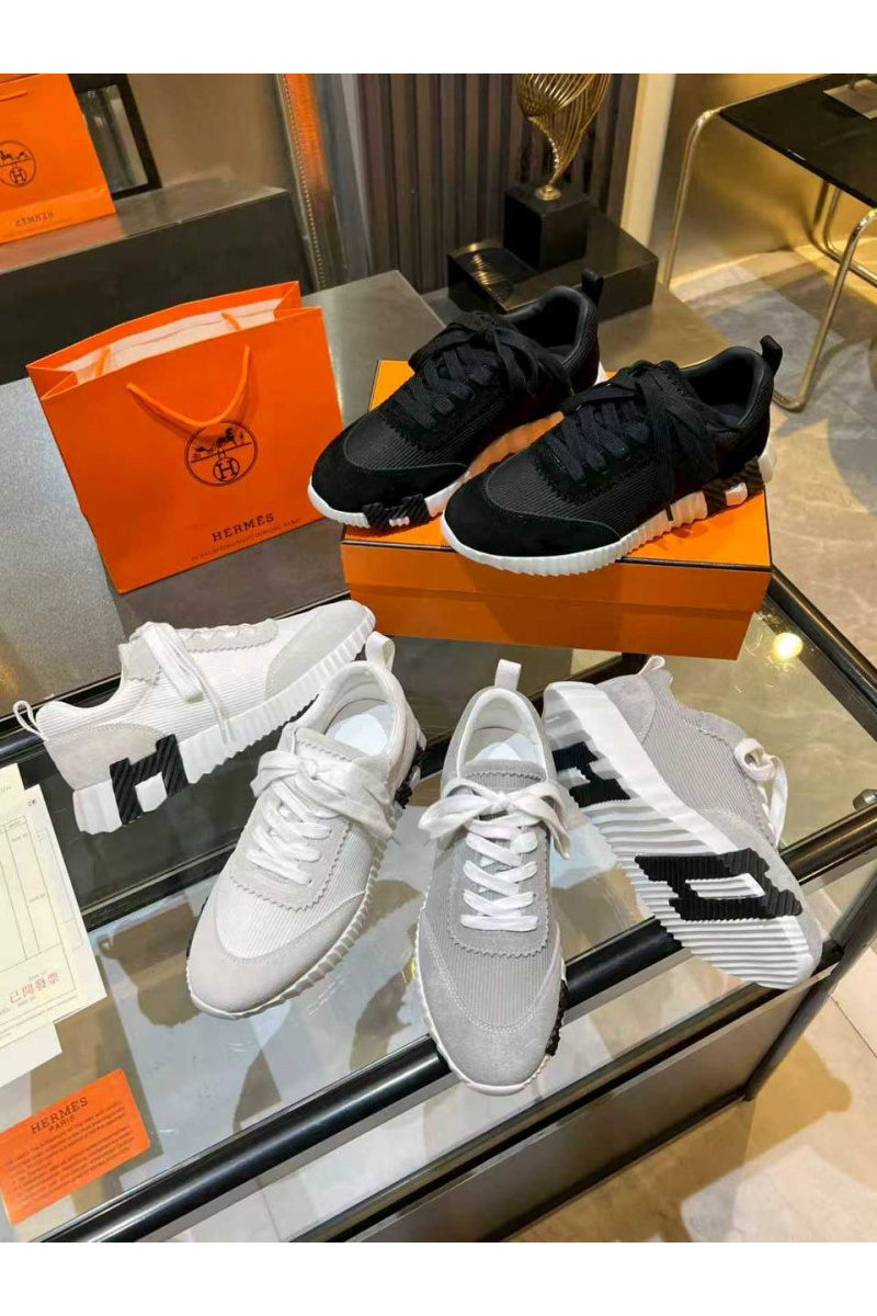 Hermes Женские комбинированные кроссовки Bouncing premium