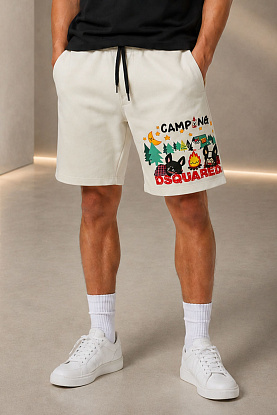 Мужские шорты "Camping" - White