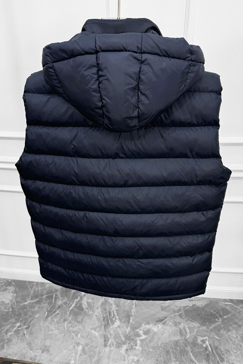 Emporio Armani EA7 Мужской тёмно-синий жилет