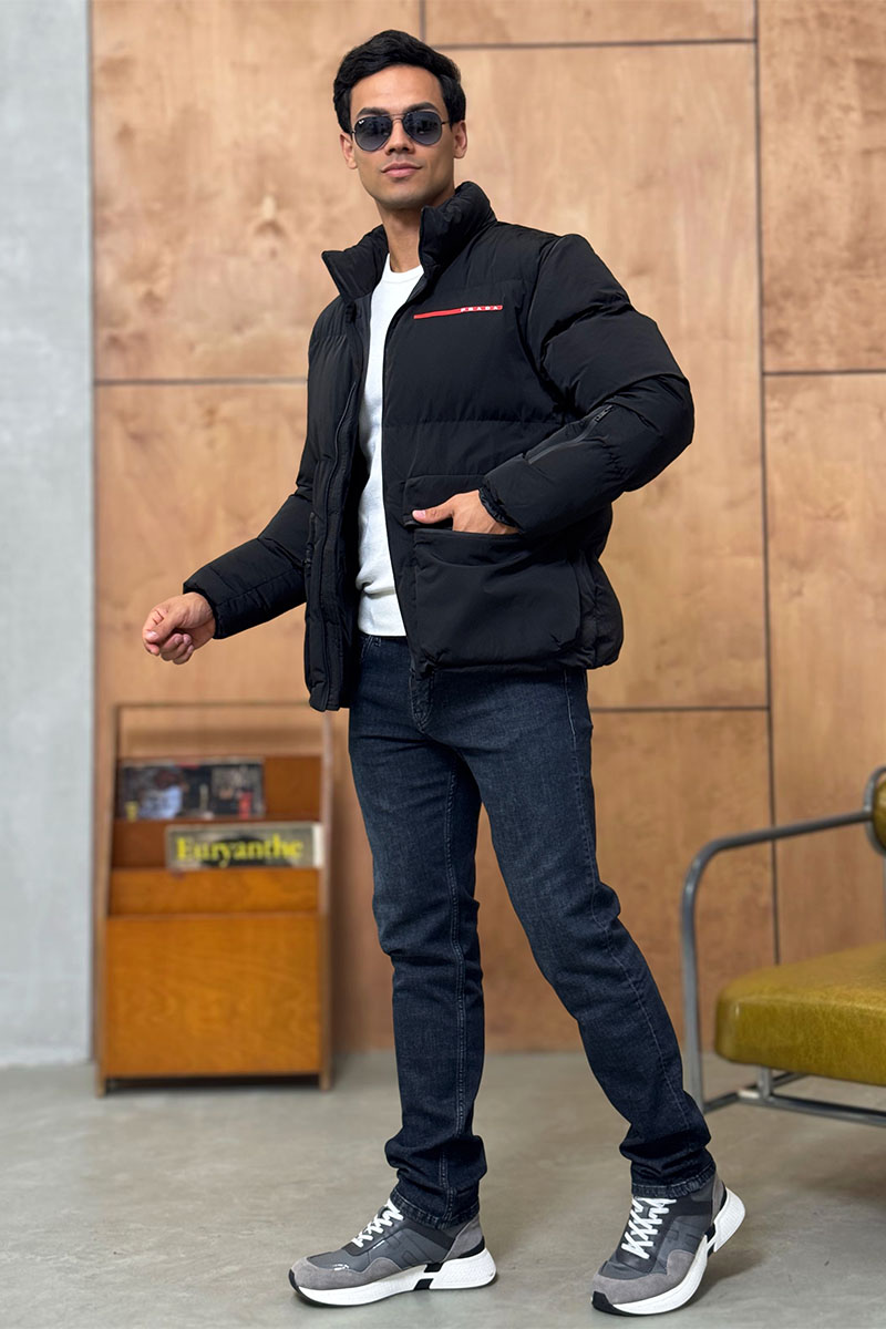 Prada Мужская куртка со съёмными рукавами Linea Rossa